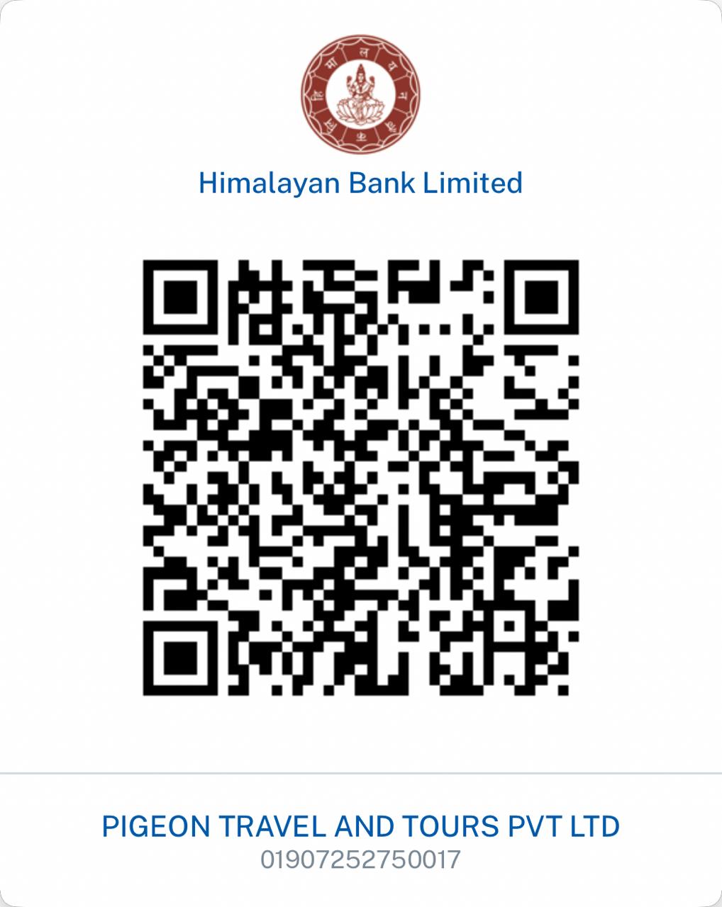 ConnectIPS QR - Pigeon Travel and Tours Pvt Ltd