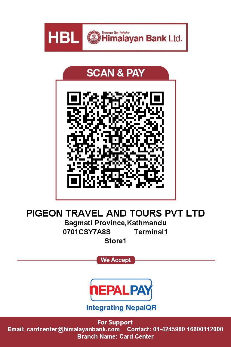 NepalPay QR - Pigeon Travel and Tours Pvt Ltd